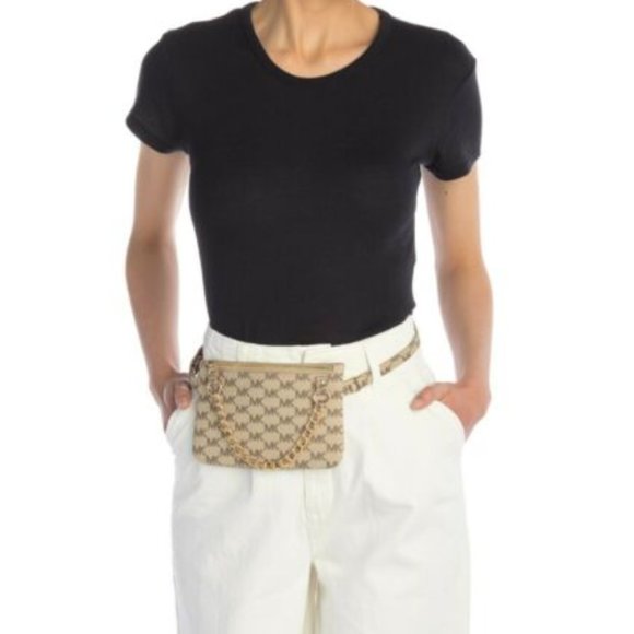 pull chain belt bag